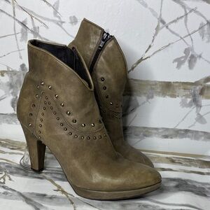 Azur the Shoe Studded Ankle Booties